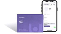 A box containing a AMH test kit